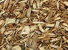 Close up of Fibertop wood chips